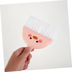 Kleine Handveger en Blik - Mini Stoffer Blik - Bureau Schoonmaken - Compact Ontwerp - 19.5 cm - Roze — thumbnail 5