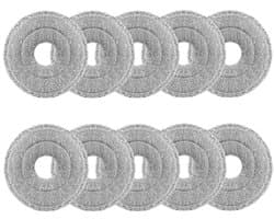 10 stuks microvezel reinigingsdoeken voor Dreame L10s Ultra Gen 2/Gen 3, L10s Pro Ultra Heat, L20 Ultra, X40, X50 Ultra, Mova E30 Ultra, P50 Pro Ultra, Xiaomi X10+/X20+ stofzuigerrobots