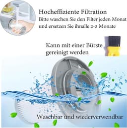 2 Pack ZR009005 Vervangfilters voor Rowenta - Filter voor Rowenta X-Force Flex 8.60 - Reserveonderdelen voor RH9611 RH9637 RH9638 RH9639 - Stofzuiger Vervangfilter voor X-PERT 6.60 — thumbnail 4