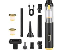 High Performance Battery Car Vacuum Cleaner, 18000Pa, Handheld Vacuum Cleaner, 4-in-1 Mini Air Fan Pump, Portable - ShopVlot