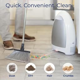 Vacuüm Stofpan - Automatische Afvalbak - Thuis Reinigen - Contactloze Sensor - 3.6 Liter - Wit — thumbnail 3