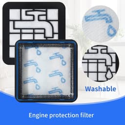 Dailygoods- Vacuümfilter 4 Stuks - Stofzuigerfilter Philips - Filterset voor PowerPro Compact/City/Active - Inclusief Reinigingsborstel - Compatibel met FC9331/09, FC9332/09, FC8010 — thumbnail 3