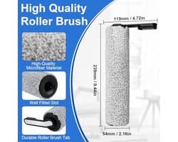 PromoHome Borstelroller en Filter Set voor Tineco Floor One S5 / S5 Pro / S5 Pro 2 / S5 Extreme - 2 Rollen + 2 HEPA Filters + Reinigingsborstel
