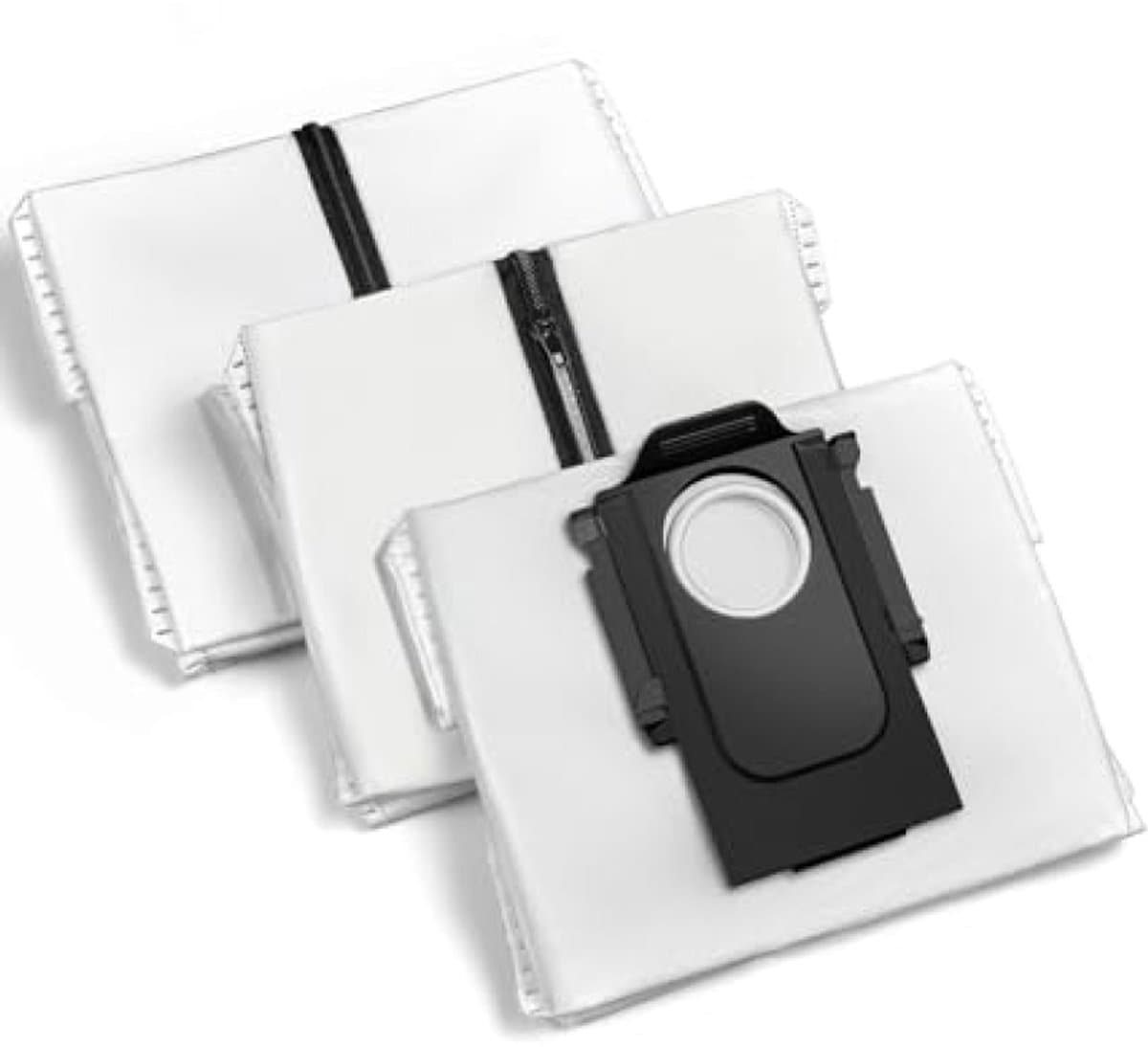 PromoHome Herbruikbare stofzakken voor Roborock Q Revo, Qrevo S, Qrevo Curve, Qrevo Master, S8 MaxV Ultra, S8 Max Ultra, Saros 10R - 2,7L Grote Capaciteit - 3 Stuks — afbeelding 1