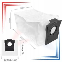 AreoSe - Stofzuigerzakken voor Dreame L10s Ultra, X30 X40 X50 - 50 stuks — thumbnail 4