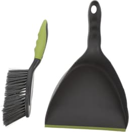 Mini Bezem en Stoffer Set - Desktop Stoffer Bezem - Bureau Reinigen - Compact Opbergontwerp - 32.5cm - Grijs Groen — thumbnail 1