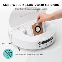 ZENC® Accessoireset Geschikt voor Dreame L10s Ultra, L10 Ultra, S10(pro) & Xiaomi X10/X10+ - Robotstofzuiger - Onderhoudsset - HEPA-filters - Borstels - Stofzakken - Dweilpads — thumbnail 5
