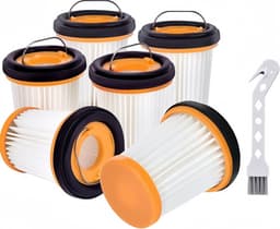 6 stuks Filter Replacement voor Shark ION W1 S87 draadloze handstofzuiger WV200, WV201, WV205, WV220, WV221, WV250, WV251, UV200CCO-Filters — thumbnail 1