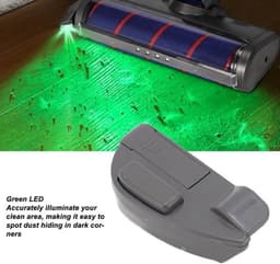 Stofzuiger-lichtarmatuur - LED-lamp - Geschikt voor huisdierenhaar - Groen - Universele compatibiliteit - Upgrade voor stofzuigers — thumbnail 4