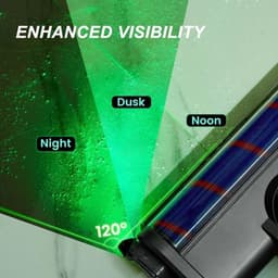 Stofzuiger-lichtarmatuur - LED-lamp - Geschikt voor huisdierenhaar - Groen - Universele compatibiliteit - Upgrade voor stofzuigers — thumbnail 2