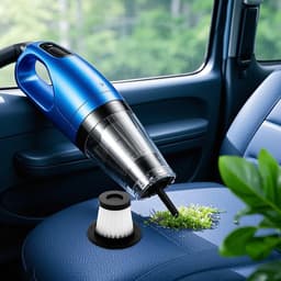 SnelShoppen - Auto-stofzuigeraccessoires set van 2 herbruikbare wasbare filters voor draadloze handstofzuiger, licht en compact, brede compatibiliteit — thumbnail 5