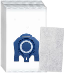 10x Dparts PRO stofzakken geschikt voor Miele GN - met 2 filters - stofzuigerzakken HyClean 3D Efficiency GN - HyClean Pure GN - Complete C2, C3 en Classic C1 stofzuiger series - stofzuigzak MI40 — thumbnail 1