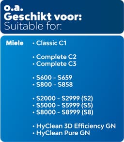 10x Dparts PRO stofzakken geschikt voor Miele GN - met 2 filters - stofzuigerzakken HyClean 3D Efficiency GN - HyClean Pure GN - Complete C2, C3 en Classic C1 stofzuiger series - stofzuigzak MI40 — thumbnail 2