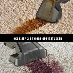 Ploutos® Vlekkenreiniger - 450 W Hoog - Draagbare Tapijtreiniger - Zwart - 30cm x 26cm x 16cm — thumbnail 4