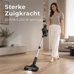 MYBOT E6 Essential - Steelstofzuiger - 250W - 20Kpa - 3 Zuigniveaus - Vacuum Cleaner - Steelstofzuiger Draadloos - Zonder Zak - Op Accu — thumbnail 2