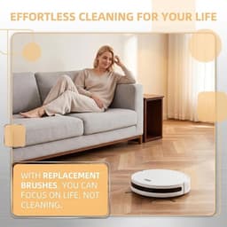 6 stuks zijborstels voor Dreame L40 Ultra AE, E30 Ultra, L10s Pro Ultra Heat – vervangende zijborstels voor L10s Ultra Gen 2, X30 Ultra, L20 Ultra, Mova S10 robotstofzuigers – flexibele siliconen — thumbnail 2