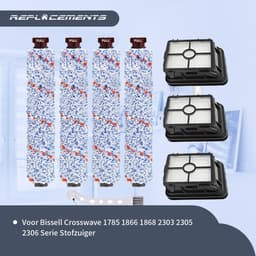 Replacements® Onderdelen geschikt voor Bissell Crosswave en Cordless - NIET voor de Cordless Max en X7 - 8-delig — thumbnail 1