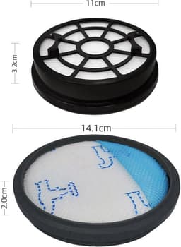Stofzuiger luchtfilter - HEPA filter - Wasbare voor en postfilters - voor Rowenta Swift Power Cyclonic stofzuiger RO2932EA RO2910EA RO2913EA RO2915EA RO2933EA RO2957EA RO2981EA stofzuiger accessoires - vervangen — thumbnail 2