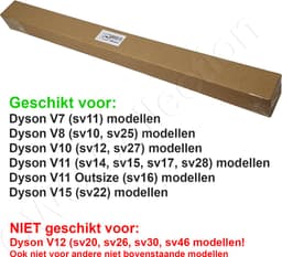 Buis geschikt voor Dyson V7 V8 V10 V11 V15 (sv11 sv10 sv12 sv14 sv15 sv16 sv17 sv22 sv25 sv27 sv28) oranje — thumbnail 2