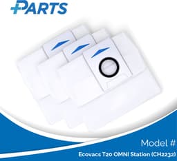 Ecovacs T20 OMNI Station (CH2232) Stofzakken (3 Stuks, Plus.Parts® alternatief voor D-DB03-0003) — thumbnail 1