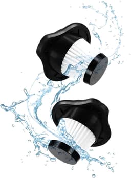 BELLAVITA ® HEPA filter voor Kruimelzuiger - Set van 2 Stuks - Wasbare HEPA filter — thumbnail 1