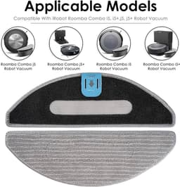 Mop Cloth - iRobot Roomba Combo i5 & j5 series - Compatible part 4822643 — thumbnail 2