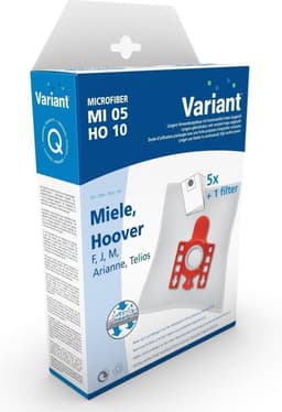 Miele Hoover F J M Ariane Tlios microfiber stofzuigerzakken 5 stuks + filter — thumbnail 1