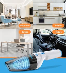 9500PA draagbare mini-handstofzuiger voor auto en huis - multifunctionele accessoires — thumbnail 3