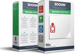 SQOON® Stofzuigerzakken - Geschikt voor Numatic Henry, Hetty, James & PPR-240 | Voordeelset 50 Stuks | NVM 1CH | Model 604015 — thumbnail 3