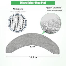 6 stuks dweildoeken voor iRobot Roomba Combo J7, J7+, J9+, J9 Plus, 10 Max robotstofzuigeraccessoires, herbruikbaar en hoge reinigingsprestaties, reserveonderdeel — thumbnail 3