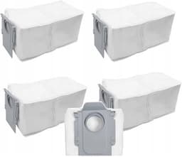 5 x Stofzuigerzakken geschikt voor Roborock Q Revo - stofzak vervanging - Grote Capaciteit Stofzuigerzak - Hoogwaardige vervanging - -5 stuks afvalzak - Compatibel met modellen: Roborock Q revo — thumbnail 1