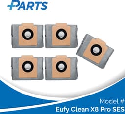 Eufy Clean X8 Pro SES Stofzakken (5 Stuks, Plus.Parts® alternatief voor T29F70A2) — thumbnail 1