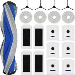 Accessoires voor stofzuigers - Geschikt voor T30 Ecovacs DEEBOT T30 PRO OMNI / T30 OMNI Vervangende accessoires voor robotstofzuigers - 1 hoofdborstel, 4 filters, 4 zijborstels, 4 dweilen, 4 antibacteriële stofzakken — thumbnail 1