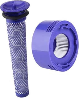 1x Filter voor Dyson V8 & V7 – Vervangingsfilter Compatibel met Animal, Absolute, Motorhead, Fluffy, SV10 – HEPA Achterfilter – Geschikt voor DC58/DC59/DC61/DC74 – Wasbaar & Herbruikbaar — thumbnail 1