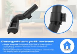 Kleanburg® - Geschikt voor Numatic - Parketborstel met Parkeerhaak - Henry - Hetty — thumbnail 2