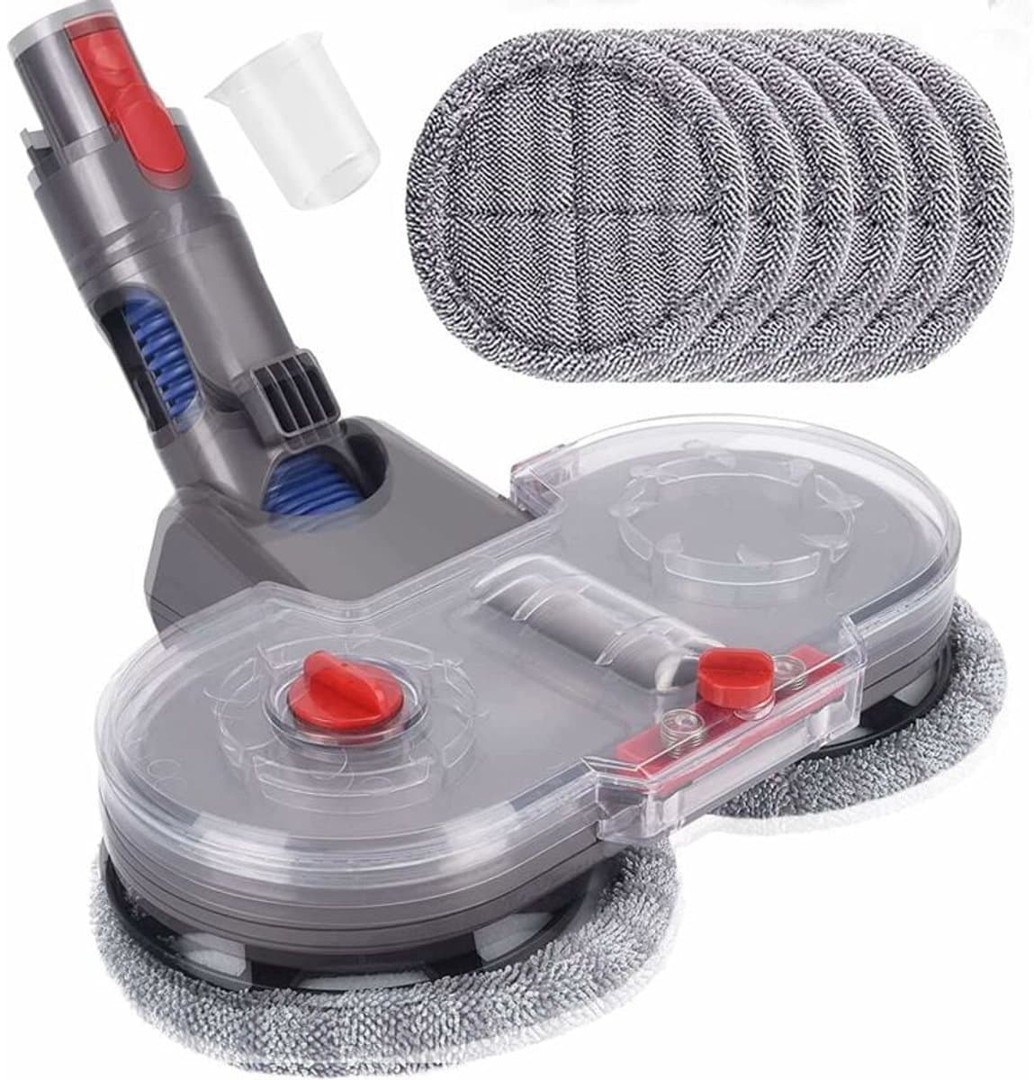 Geschikt voor Geschikt voor Dyson V7 V8 V10 V11 V15 Vervangende elektrische bezem - Diepe reiniging met 1 watertank en 6 doeken inbegrepen — afbeelding 1