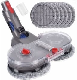 Geschikt voor Geschikt voor Dyson V7 V8 V10 V11 V15 Vervangende elektrische bezem - Diepe reiniging met 1 watertank en 6 doeken inbegrepen — thumbnail 1