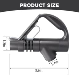 Pistoolgreep - Handgreep geschikt voor Dyson DC19 / DC23 / DC26 / DC29 / DC32 / DC36 / DC37 - Handgreep Accessoires - Compatibel met originele modellen - Grijs — thumbnail 3