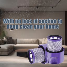 Nafilter Geschikt voor Dyson V10/SV12 stofzuiger 2-pack — thumbnail 5