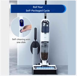 Steelstofzuiger - Draadloze - Vacuum Cleaner - Stofzuiger - Nat- en Droog - 3-in-1 functie - Brushless Motor – 150W - Voor Auto & Huis - 3,8 KG — thumbnail 5