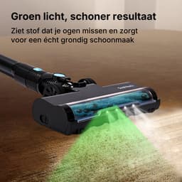 Sophitech Steelstofzuiger Draadloos – 26kPa Zuigkracht, 380W – Lichtgewicht, Snoerloos & Zakloos – 4 Opzetstukken – Ideaal voor Dierenharen - Tot 90 Minuten - Dubbel Accu — thumbnail 4