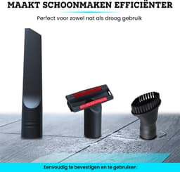 Somstyle Zuigmond Set Geschikt voor Karcher MV2, A2004, A2054, A2024, WD2, WD3 & WD3P - 3-Delig - Stofzuiger Accessoires - Mondstuk - Zwart — thumbnail 5