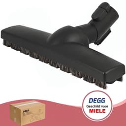 DEGG - 4-Delige stofzuiger set - Geschikt voor Miele - Stofzuigerbuis + Luxe parketborstel + Pistoolgreep + Plumeau - Voor harde vloeren — thumbnail 5
