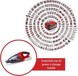 Thuys Kruimeldief – Snoerloos – Handstofzuiger – Vacuum Cleaner – Best Verkocht – Lichtgewicht – 540ml Capaciteit – 504W – Lichtgewicht – Rood — thumbnail 2