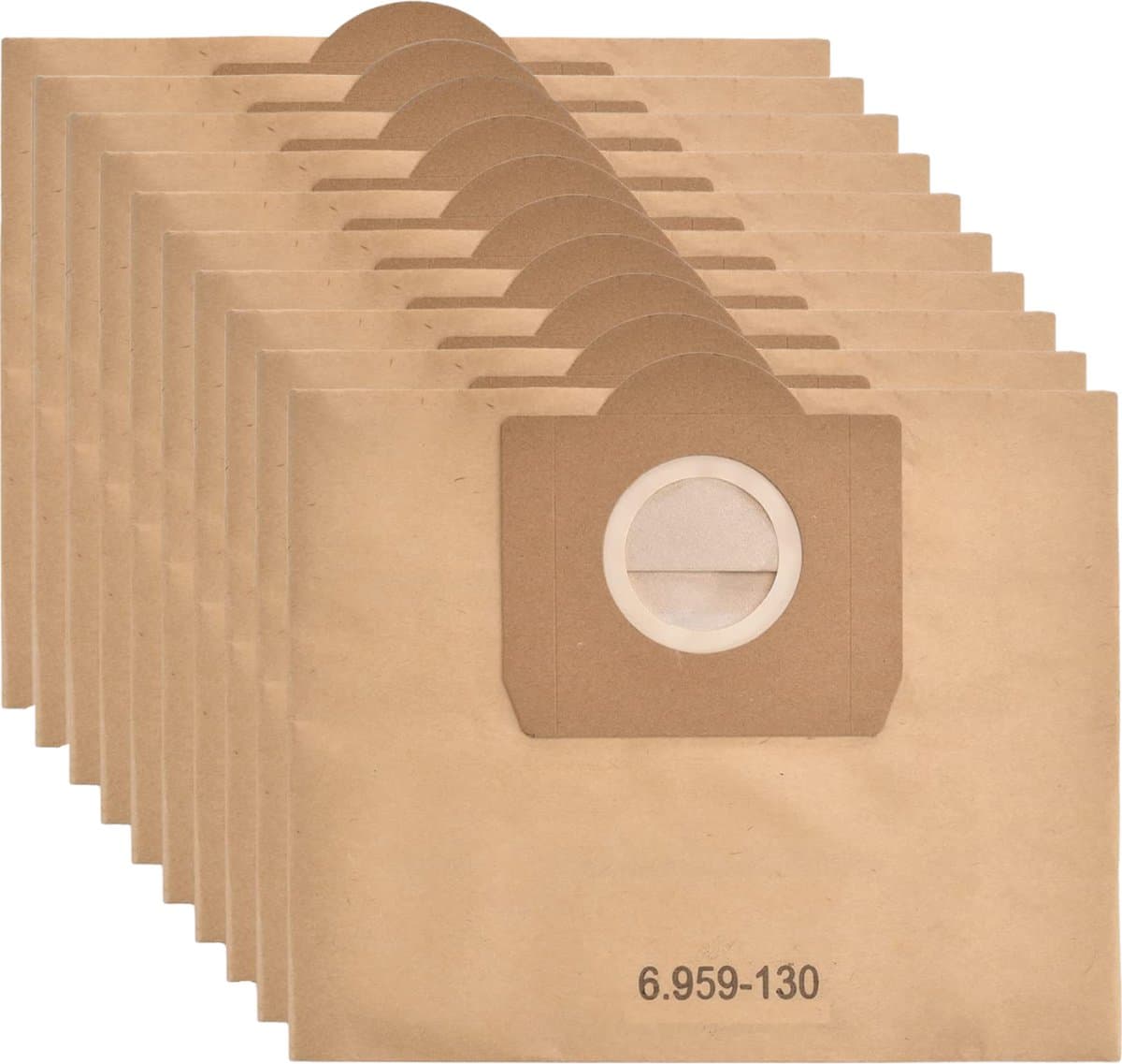 Stofzuigerzak voor Karcher WD3 WD3 Batterij WD3 Premium A2204 Vervanging stofzakken 6.959.-130 [Set 10] — afbeelding 1