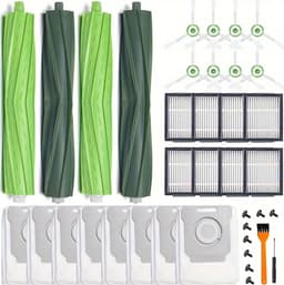 Dutchers® - 28-delige Stofzuiger Irobot Accessoireset - Onderhoudsset - XXXL- Roomba onderdelen - Geschikt voor iRobot i3 i3+ i7 i7+ i4 i6 i6+ i8 i8+ E5 E6 E7 (niet J7+) - Reserve Onderdelen - Stofzuigerzakken - Hepa filters - Zijborstels — thumbnail 1