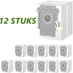 Dutchers® 12 Stuks Vervangende Stofzuigerzakken Geschikt voor iRobot Roomba - Compatibel met i8, i8+, i7, i7+, i6, i6+, i5, i5+, i4, i4+, i3, i3+, s9, s9+, j7, j7+ - Geschikt voor iRobot Onderdelen - Perfecte Pasvorm en Premium Kwaliteit — thumbnail 1