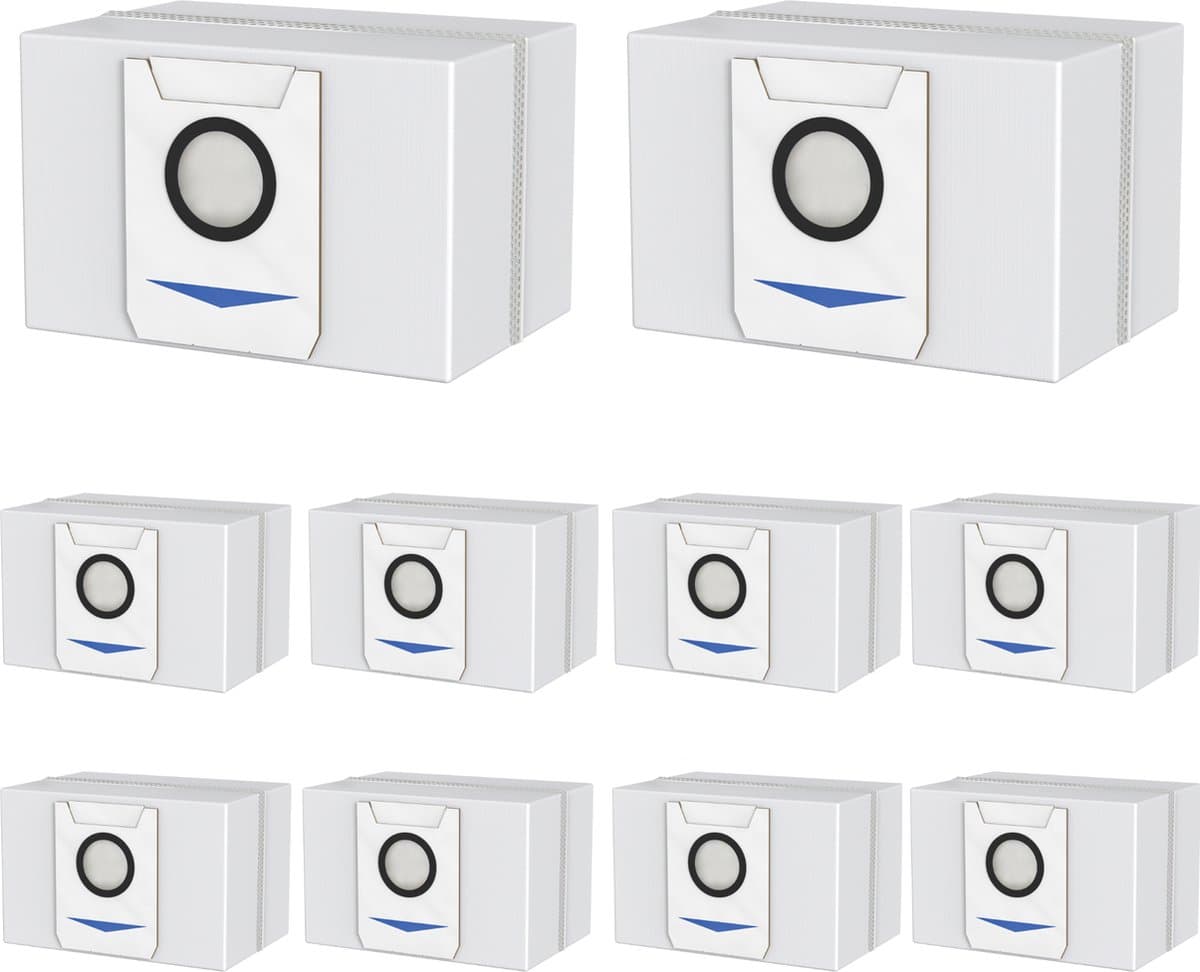 Stofzuigerzak voor Ecovacs Deebot X1 Omni/X1E Omni/X1 Turbo/T20 Omni/T20E Omni [Pack van 10] Vervangende stofzakken — afbeelding 1