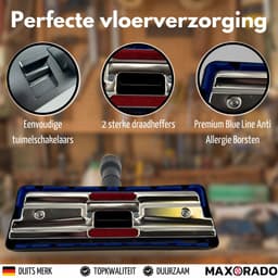 Maxorado Combi vloerzuigmond NW45 DN45 - Universeel - geschikt voor Makita 440, 445, 448, 449, Festool, Kärcher, Fein, Cleancraft - 45 mm stofzuiger borstel — thumbnail 5