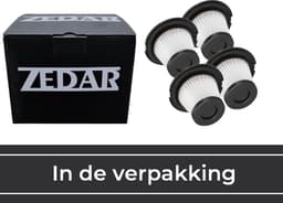 Zedar S600 Steelstofzuiger filter 4 stuks — thumbnail 4